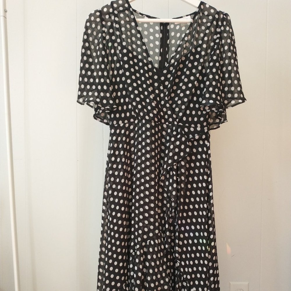 Calvin Klein Polka Dot Dress - Size 4